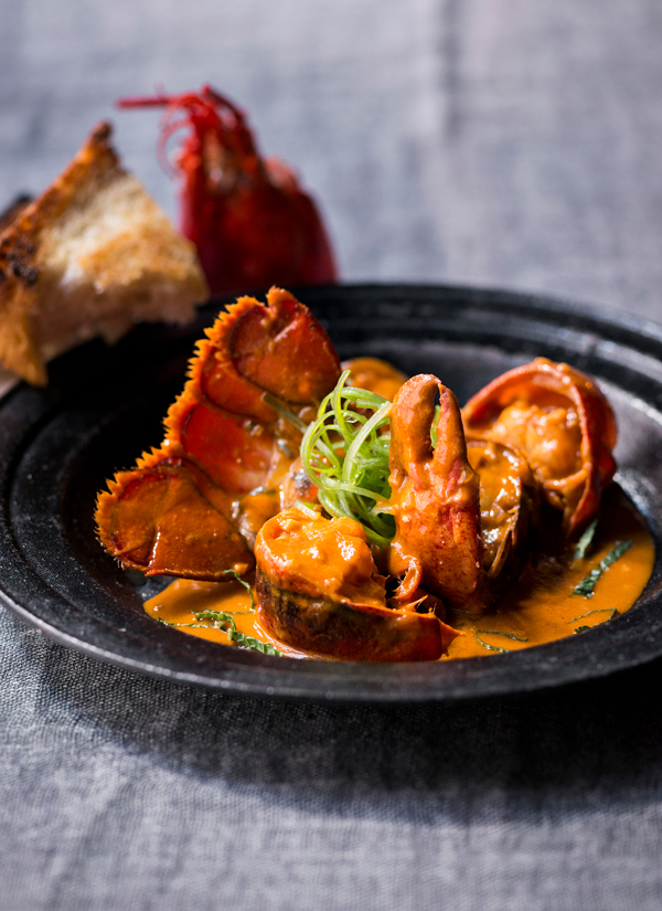 Chili Lobster with Texas Toast